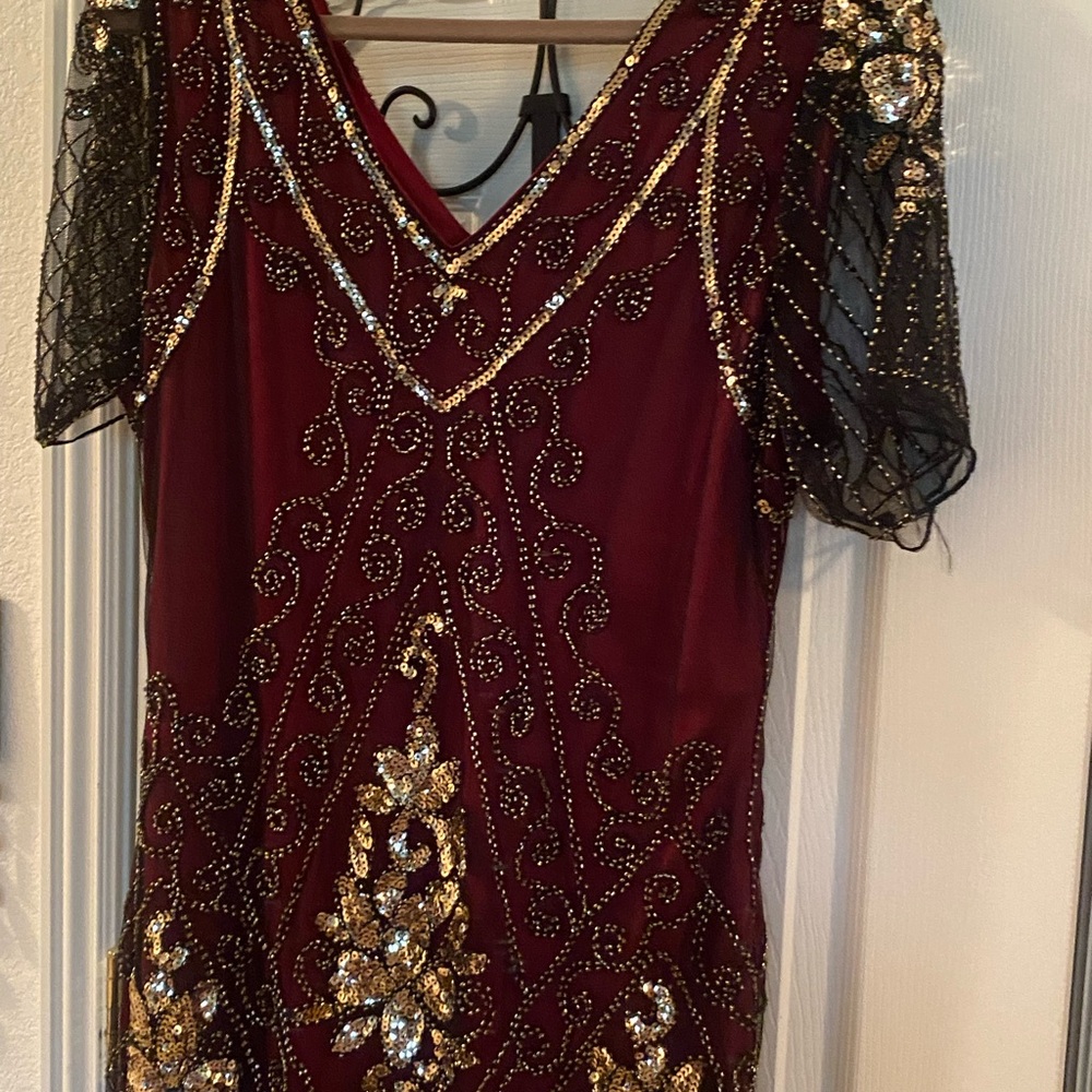 BABEYOND 1920’s Art Deco Sequin Dress Like New